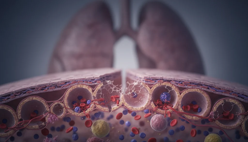 Alveolar-Capillary Membrane Disruption