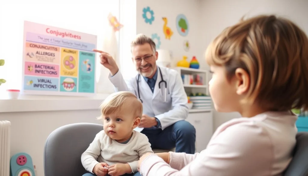 Causes of pink eye in children