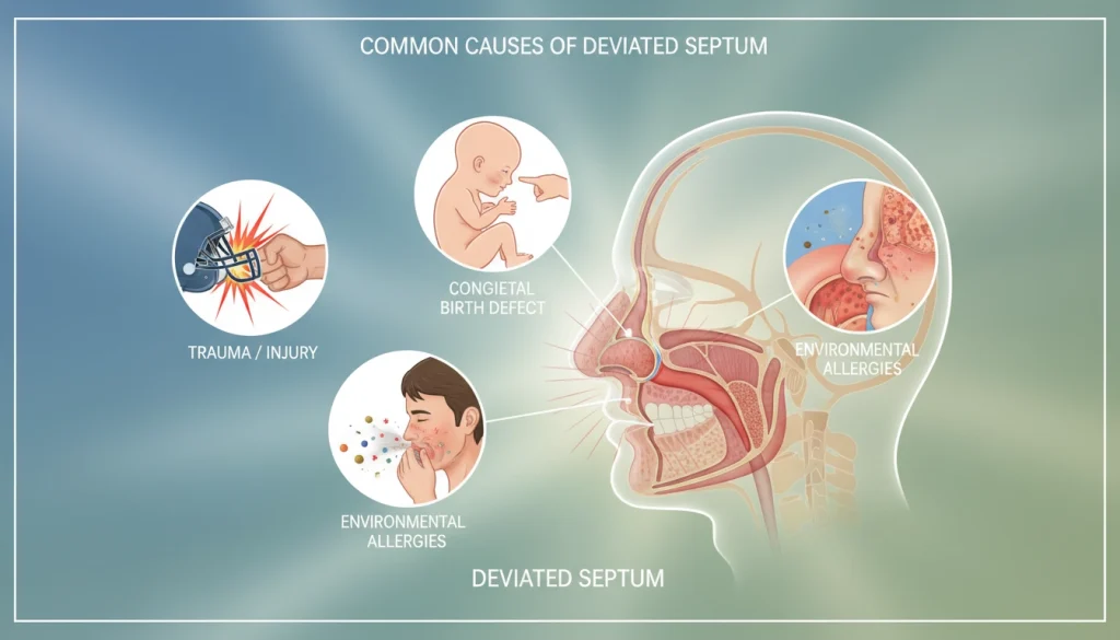 Deviated Septum Causes