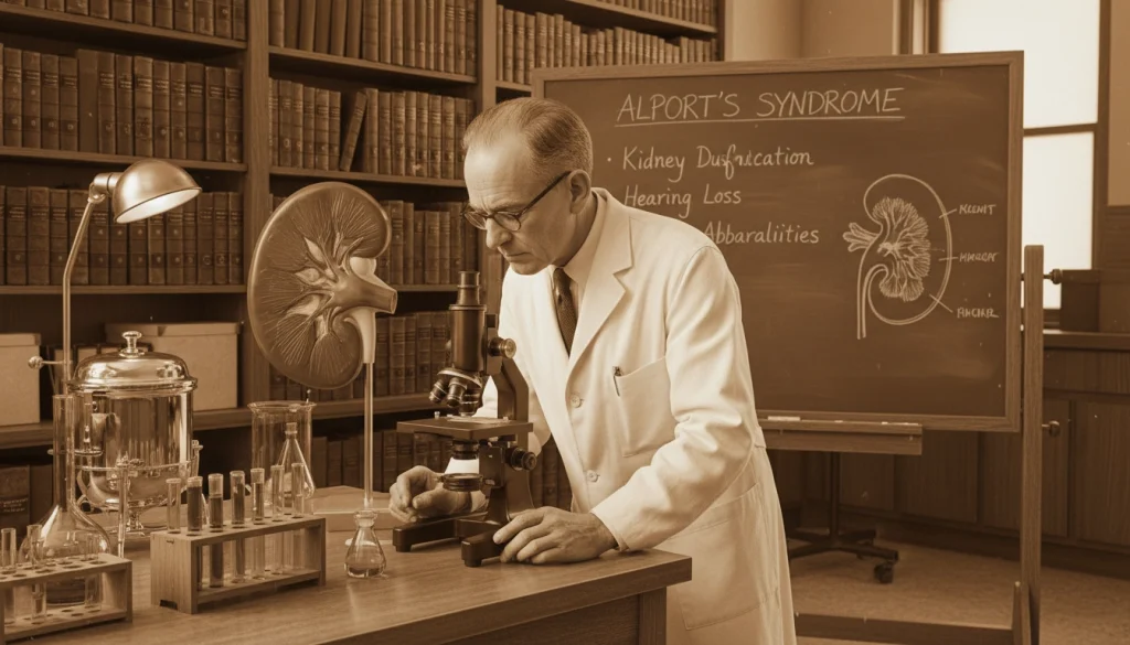 Dr. Cecil A. Alport's discovery of Alport Syndrome