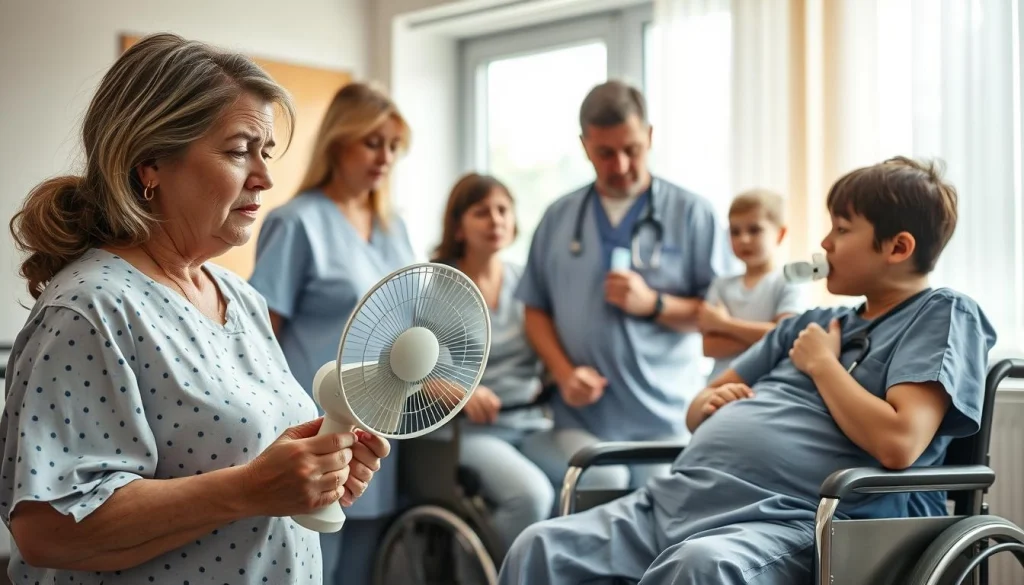 Dyspnea in special populations