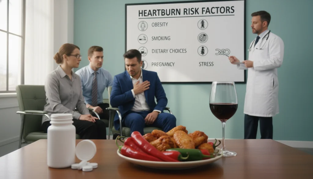 Heartburn risk factors