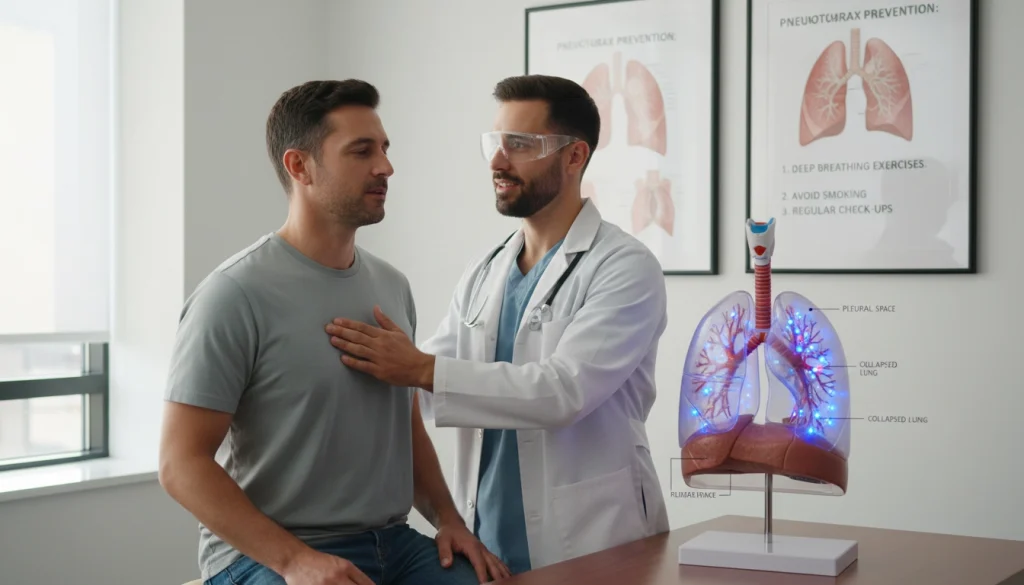 Prevention of pneumothorax