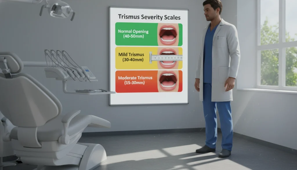 Trismus severity scales
