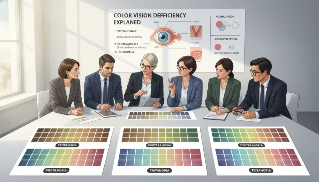 Types of Color Blindness