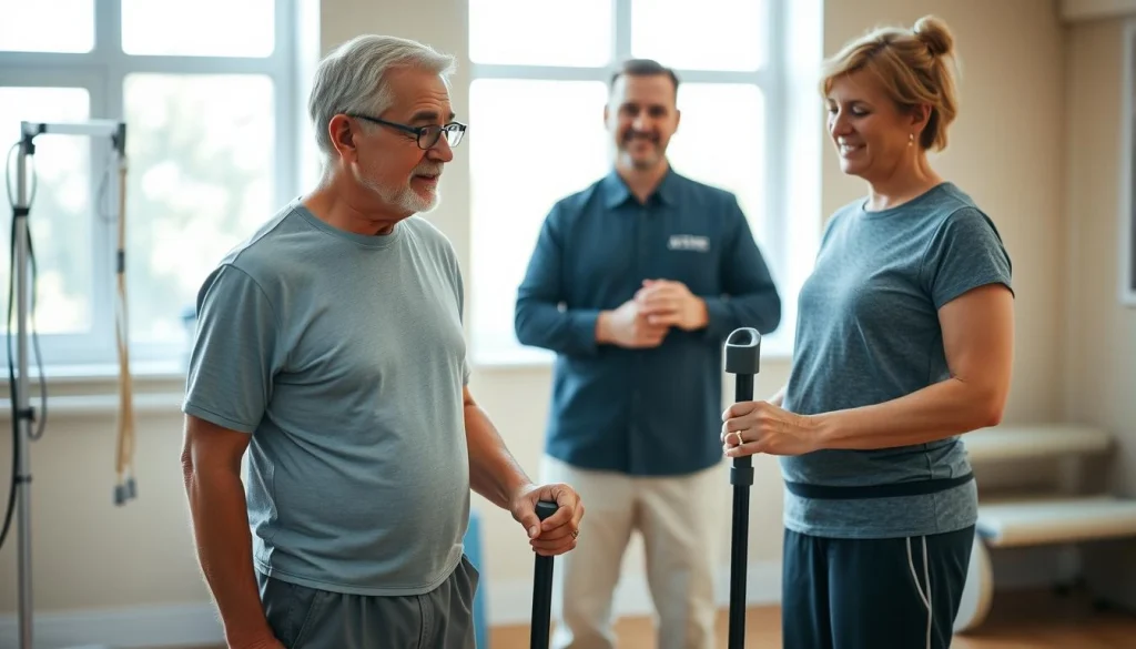 correct cane usage after hip replacement