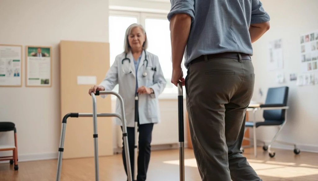 hip replacement recovery milestones for using a cane