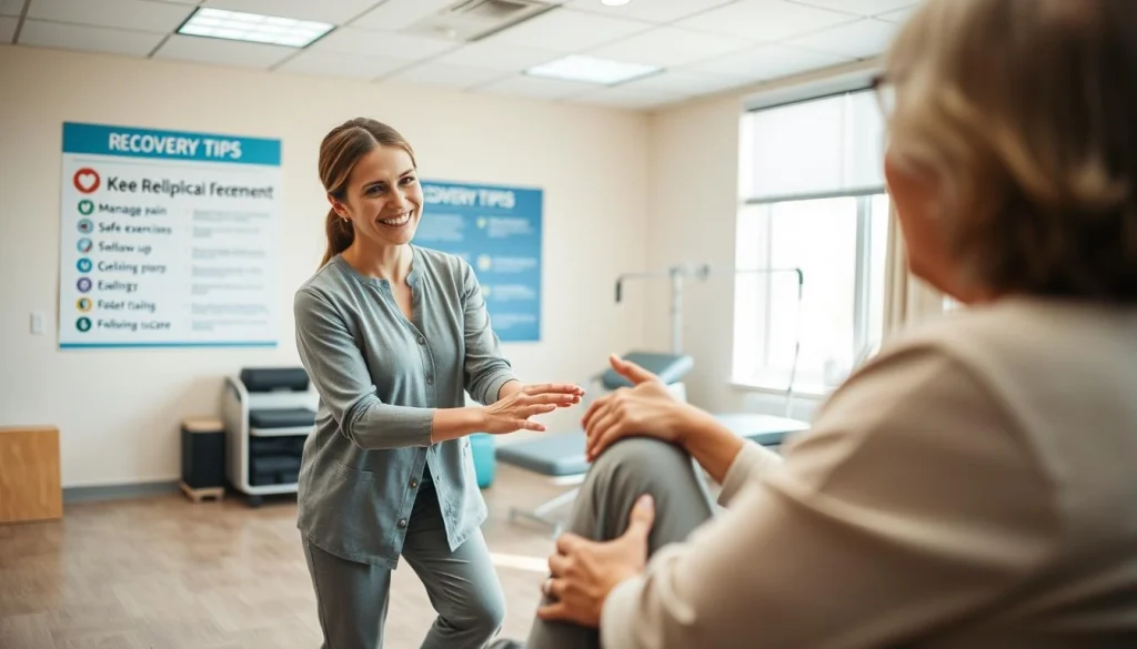 knee replacement recovery tips