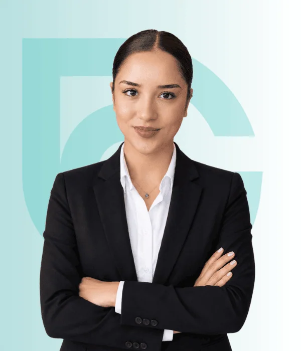 Professional woman in business attire at Acibadem Hospitals Group.