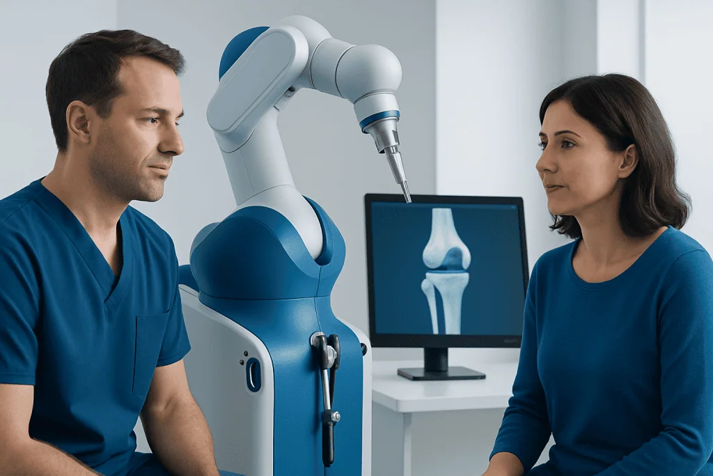 Before surgery: evaluation, imaging, and planning — surgical robots for joint replacement