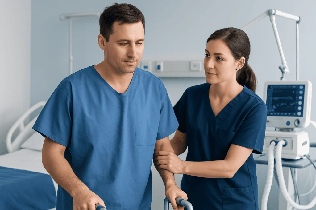 Before you book or confirm your return flight — airport assistance after surgery
