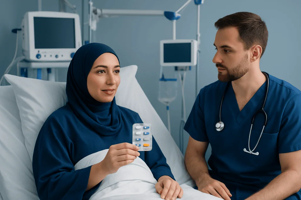 Build one master medication list before discharge — taking multiple medicines after surgery in Turkey