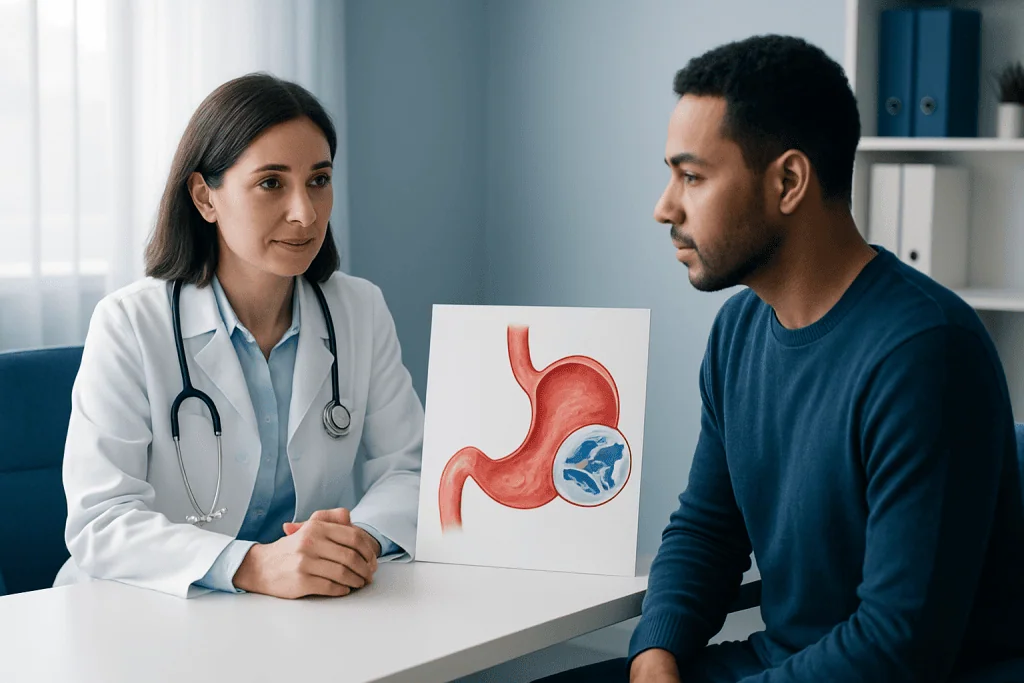 Causes and Risk Factors — H. pylori infection