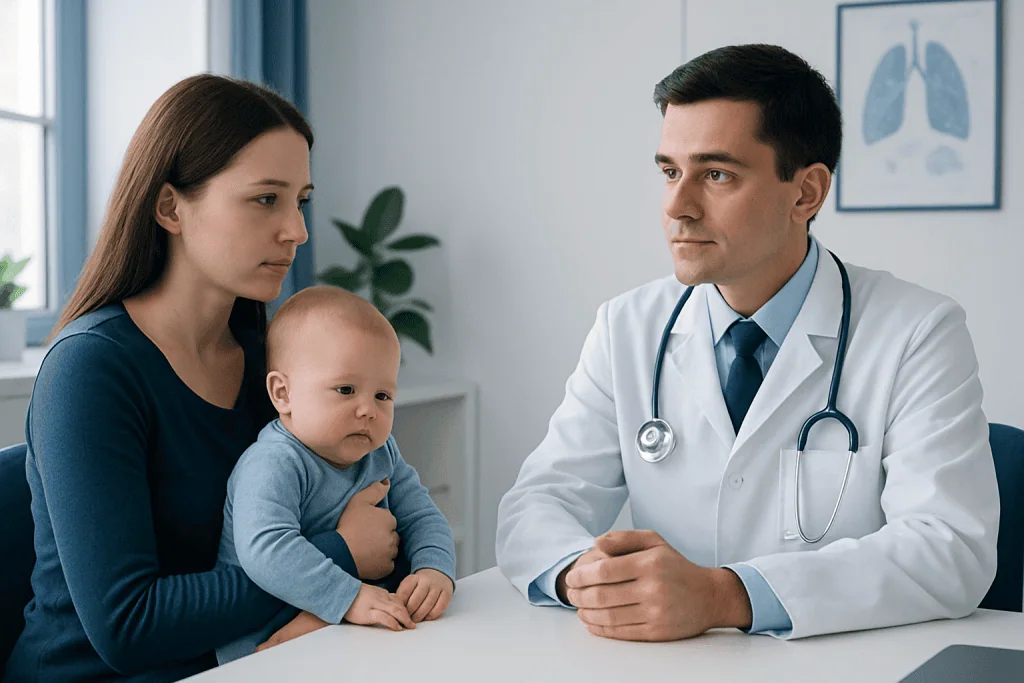 Bronchiolitis in Babies: Wheezing, Feeding Problems, and When to Seek Care 2 Causes and Risk Factors — Bronchiolitis in Babies