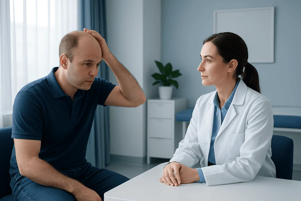 Male Pattern Baldness: Early Signs and Medical Treatments 3 Causes and Risk Factors — Male Pattern Baldness