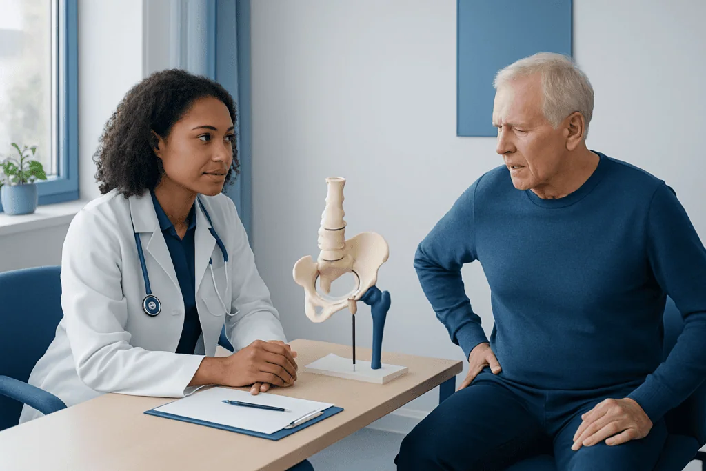 Causes and Risk Factors — hip replacement symptoms