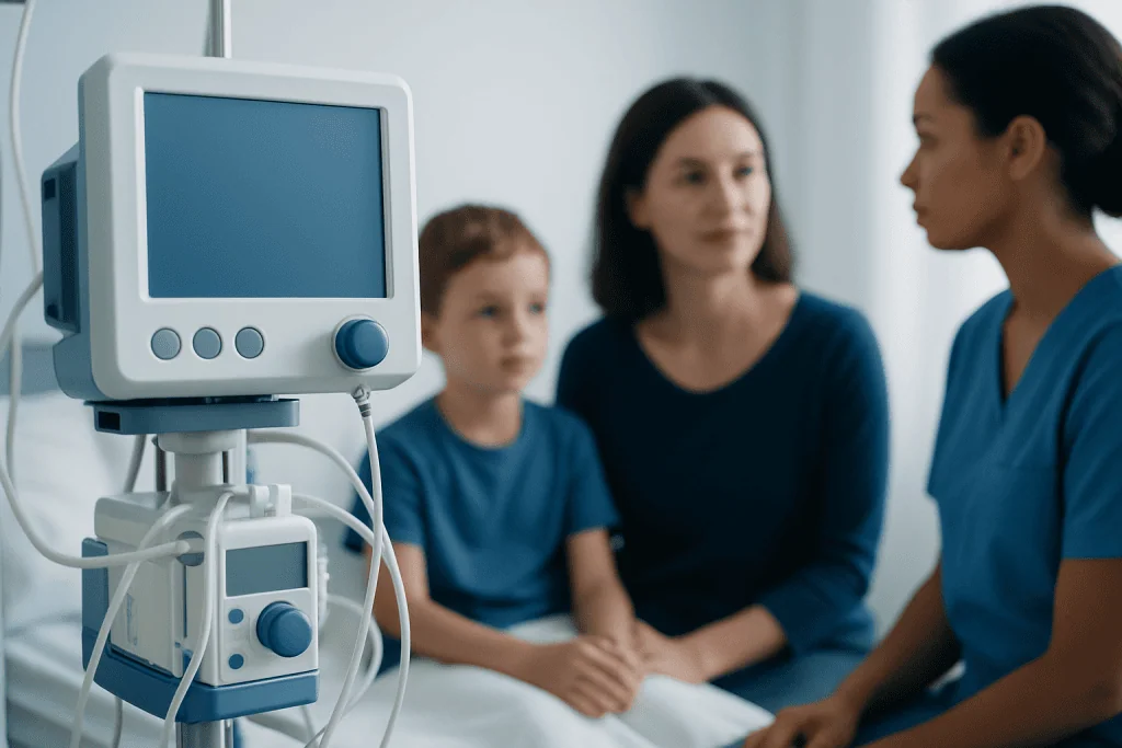 Choose caregivers and define responsibilities — childcare at home during treatment travel