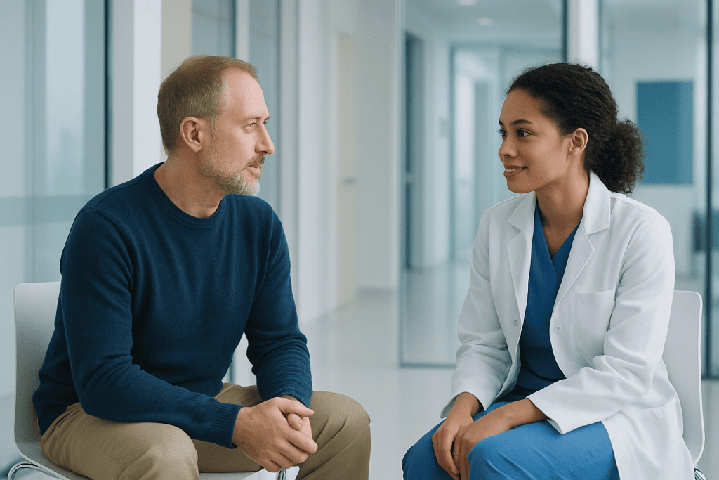 Cleft Lip and Cleft Palate: What Every Parent Should Know 1 Doctor consulting with a patient in a modern hospital setting.