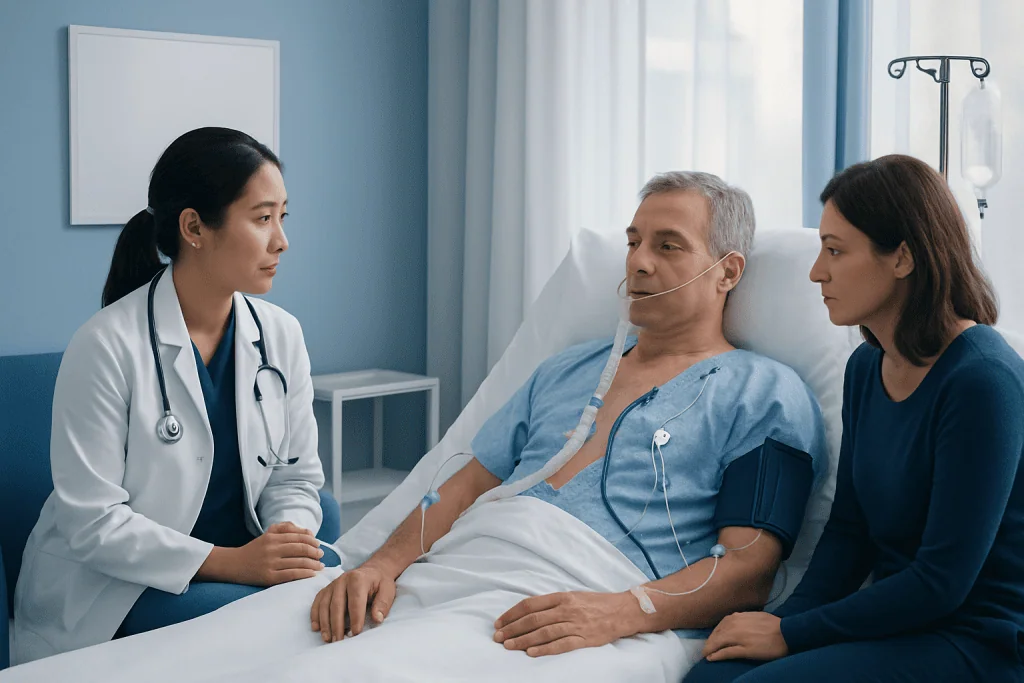 Common Tubes and Lines After Bypass Surgery — Heart bypass surgery ICU