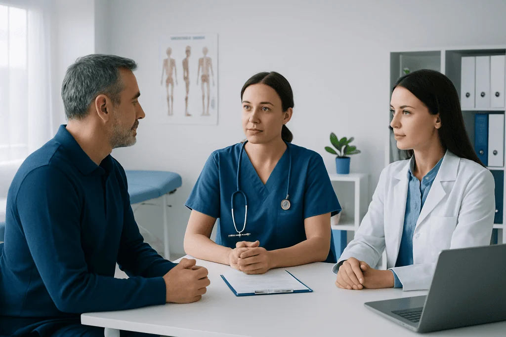 Coordinating physiotherapy, nursing, and local follow-up at home — Rehabilitation Planning After Medical Treatment in Turkey