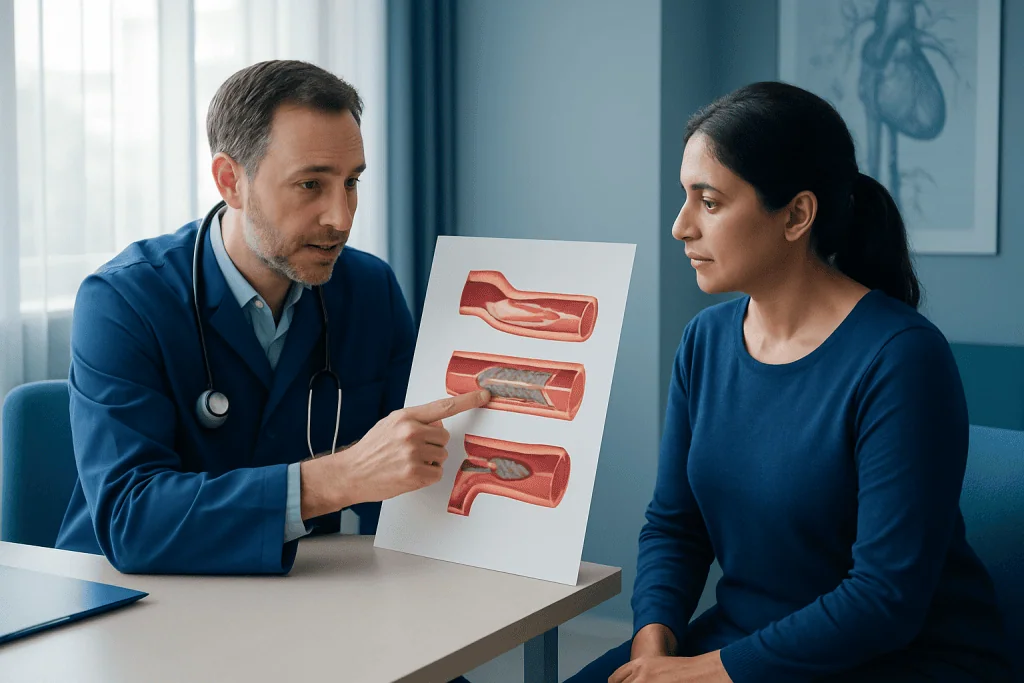 Diagnosis and Preparation — Angioplasty and stent placement