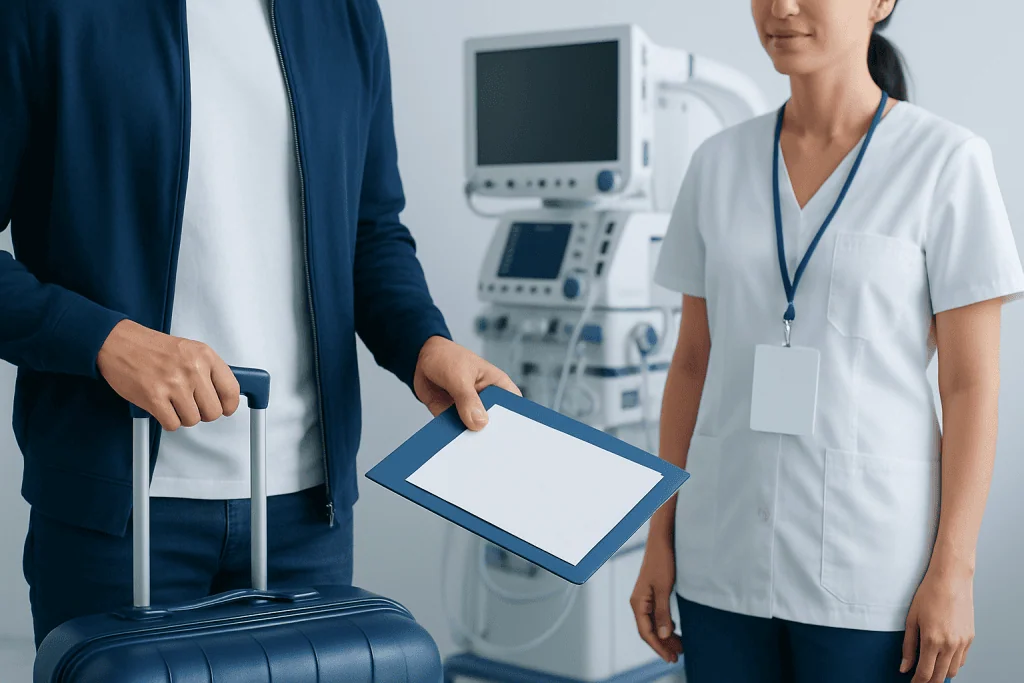 Documents to keep with you, not in checked luggage — Flying Home with Medical Implants
