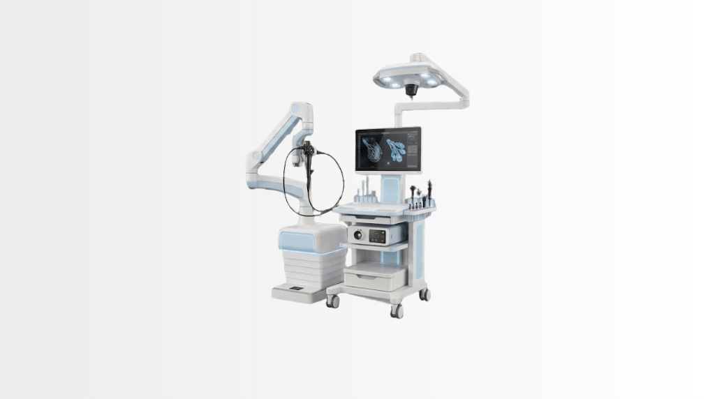 Ductoscopy 1 Modern ductoscopy medical device used for breast duct examination.