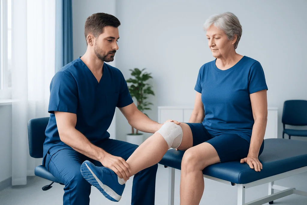 Early Physiotherapy Exercises — physiotherapy after knee replacement