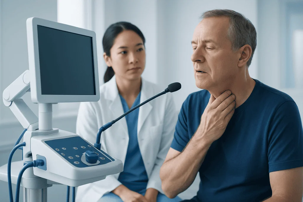 Early warning signs and symptoms — swallowing problems in motor neuron disease