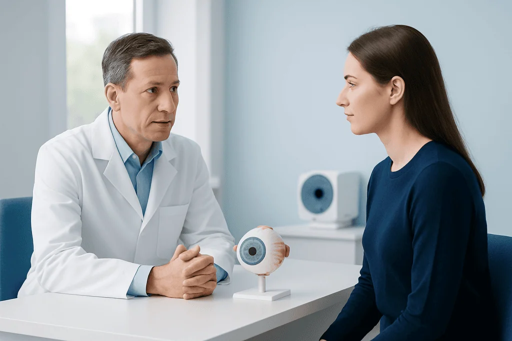 Eye and health factors doctors assess before treatment — Femto LASIK candidate