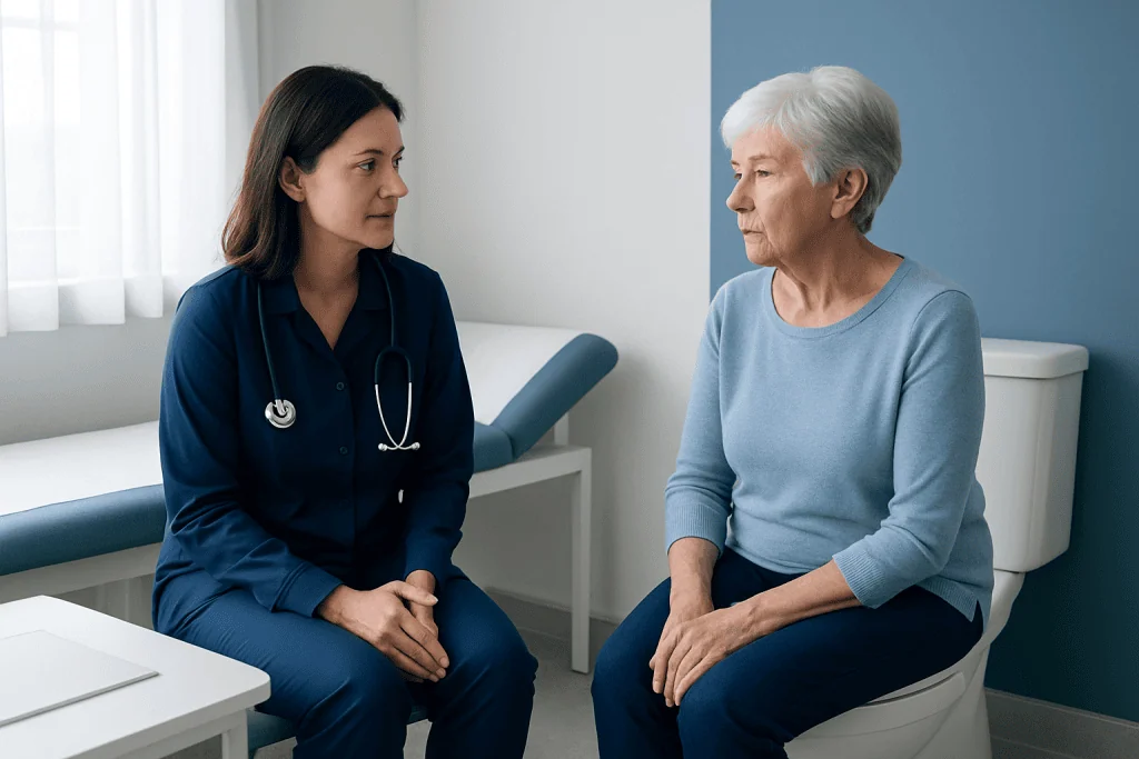 Hip Precautions That Affect Toilet Use — regular toilet after hip replacement