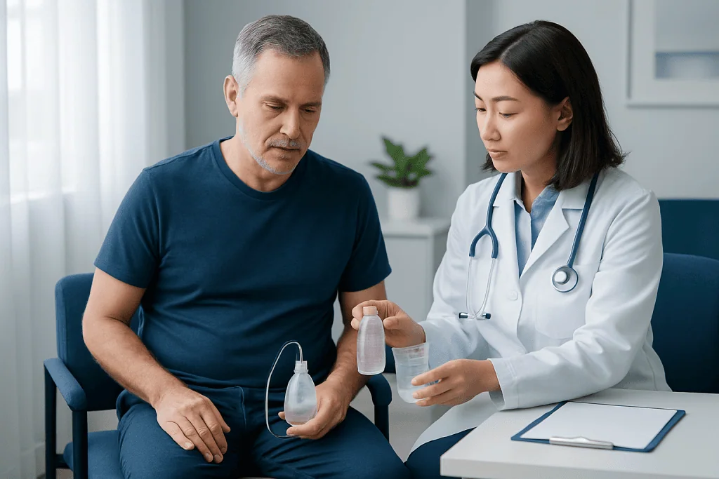 Home Care: Emptying, Measuring, and Recording Drain Output — surgical drains