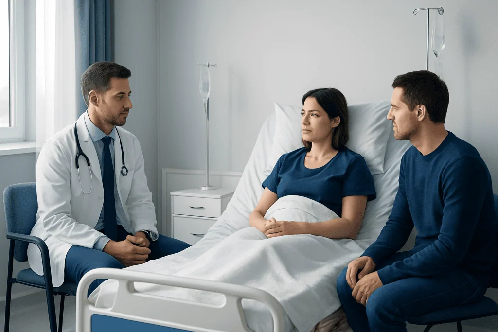 Hospital stay, room type, and companion expenses — medical quote extra costs