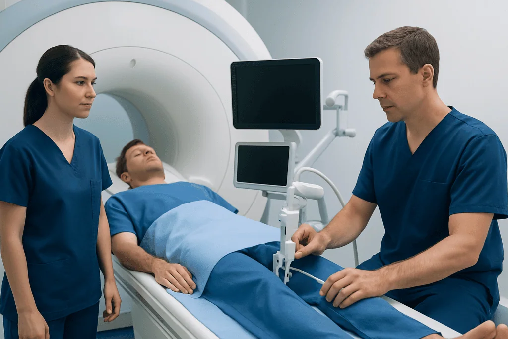 How a standard prostate biopsy is performed — MRI-guided prostate biopsy vs standard biopsy