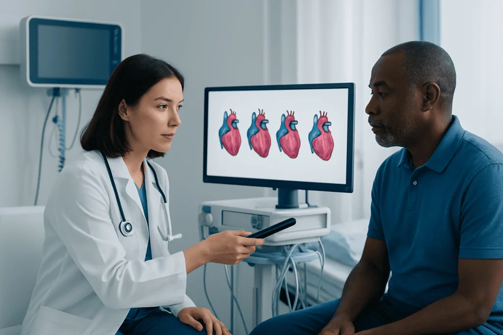 How heart failure changes from Stage A to Stage D — stages of heart failure