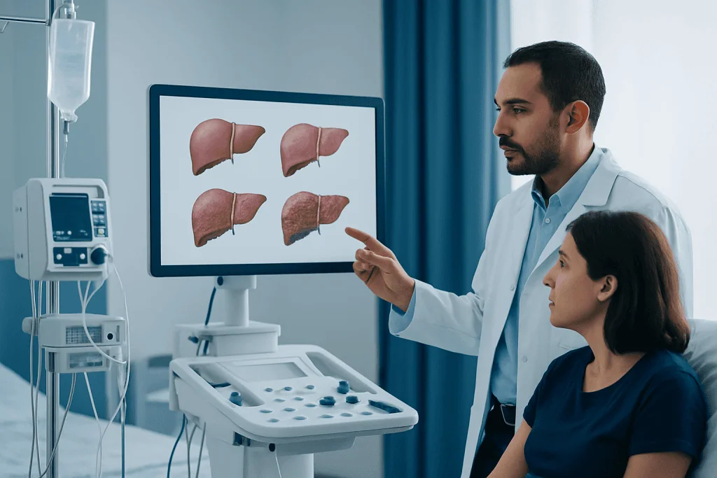 How liver damage progresses over time — cirrhosis stages
