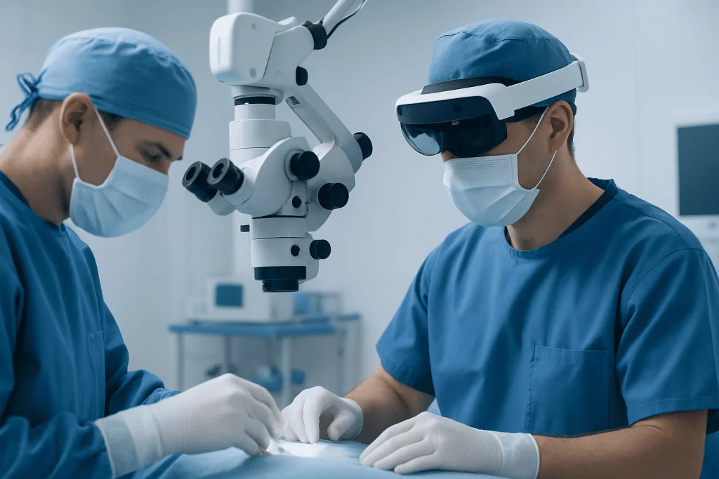 How surgeons use augmented reality during an operation — augmented reality in surgery