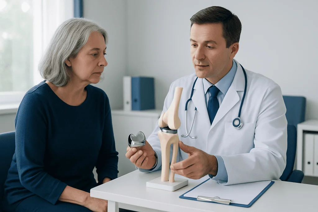 What Are Knee Replacements Made Of? 3 How the Implant Parts Fit Together — knee replacements