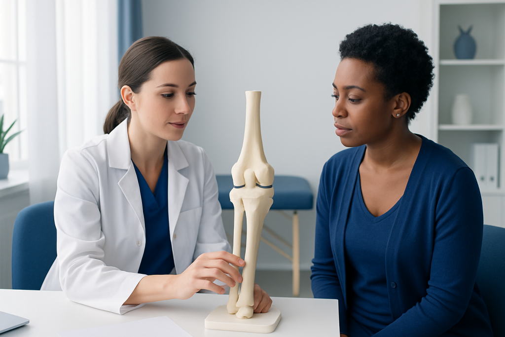 How the knee bones work together — knee joint bones