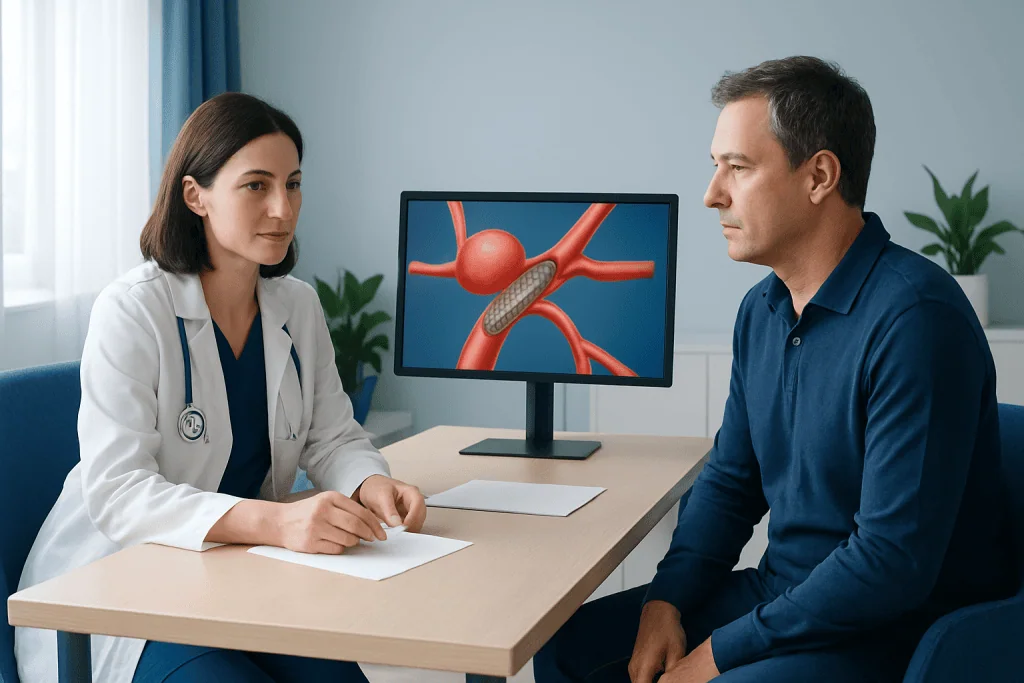 How the Procedure Is Planned — Flow diverter stents