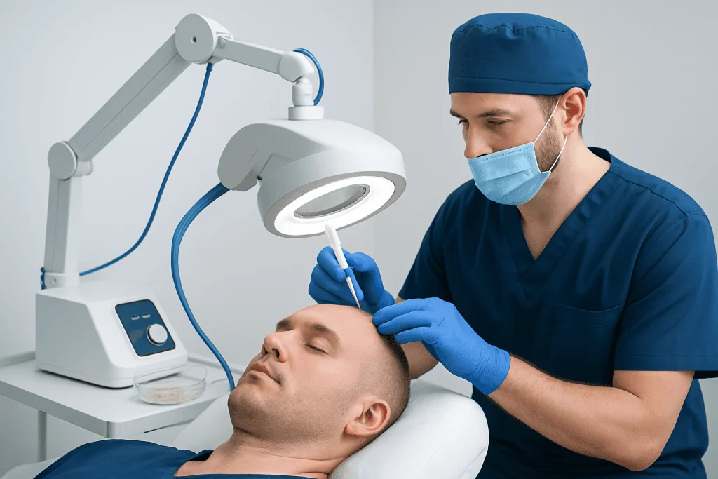 How the Procedure Works — FUE hair transplant