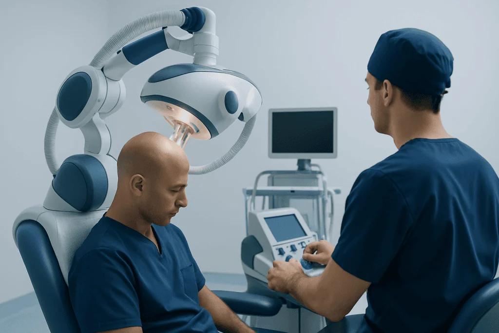How the Procedure Works — robotic hair surgery