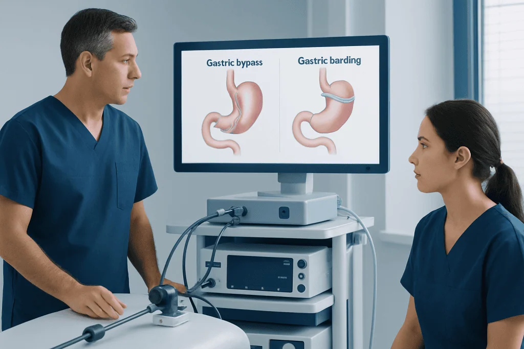 Gastric Bypass vs Gastric Banding: How the Procedures Compare 2 How the Procedures Work — gastric bypass vs gastric banding