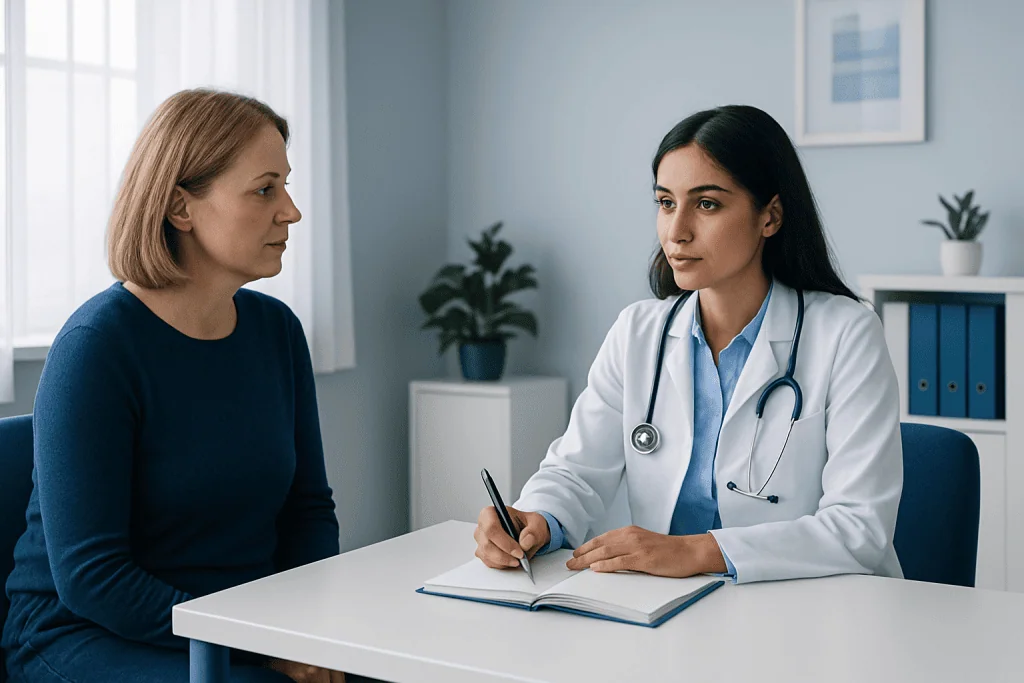 How to describe symptoms clearly — recovery symptom diary