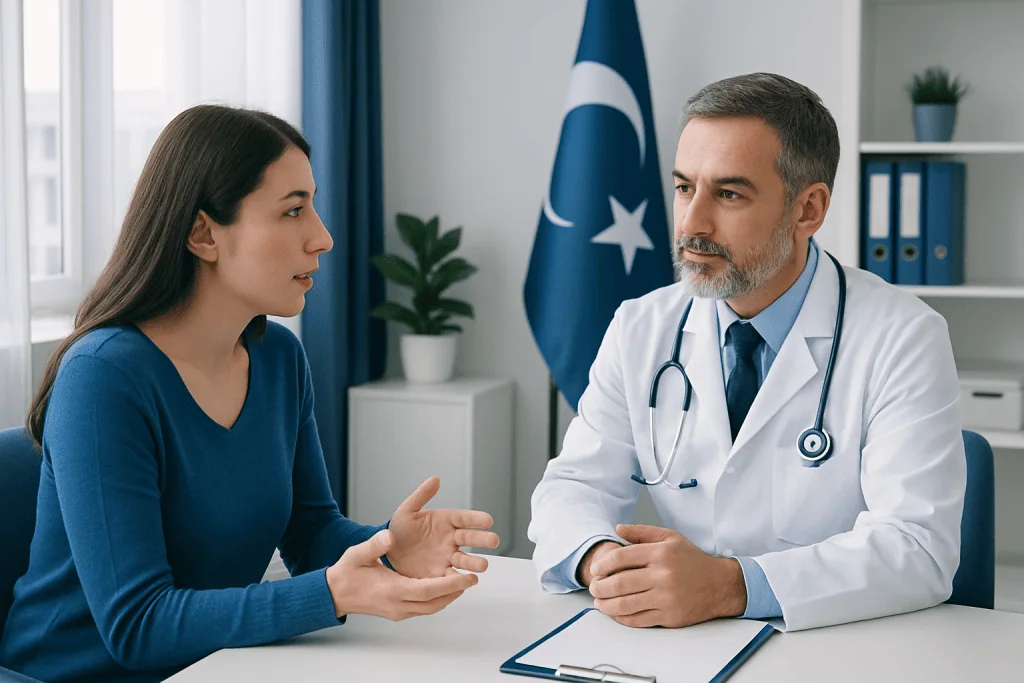 How to explain the concern clearly — Report a Safety Concern in a Turkish Hospital