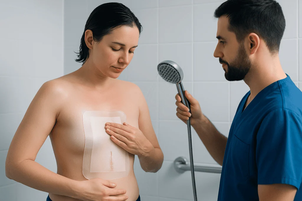 How to shower safely without disturbing your incision — Showering After Surgery in Turkey