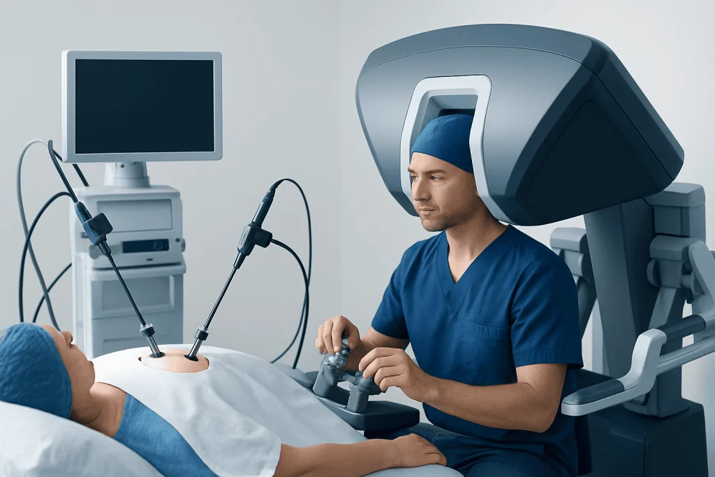 How traditional laparoscopy works — Da Vinci surgery vs traditional laparoscopy