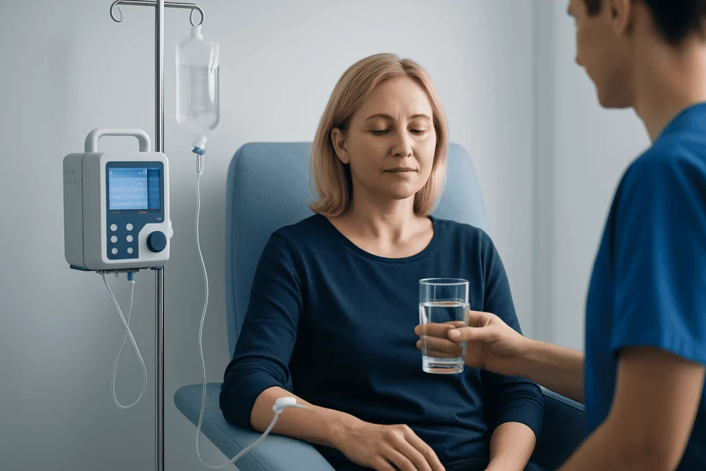 Hydration comes before full meals — Managing nausea after treatment in Turkey