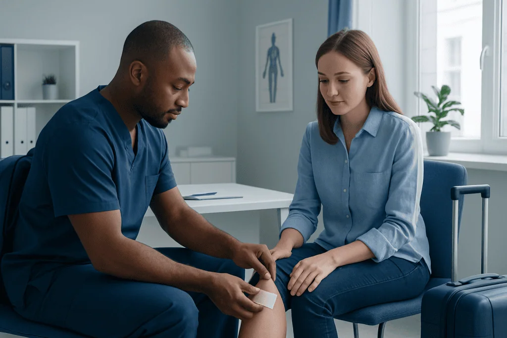 Keeping the Wound Clean and Protected in Transit — Wound Care During Travel