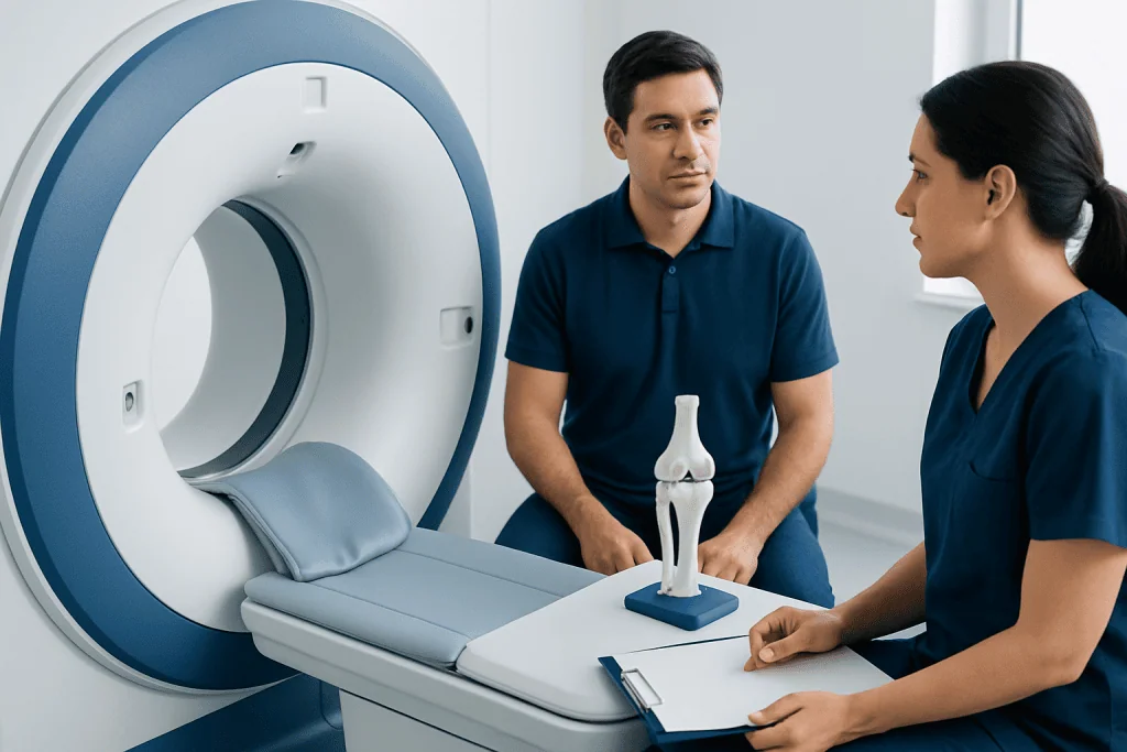 Medical history and symptom review — orthopedic diagnosis